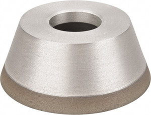 Made in USA 3-3/4" Diam, 1-1/4" Hole Size, 1-1/2" Overall Thickness, 100 Grit, Type 11 Tool & Cutter Grinding Wheel Fine Grade, Diamond 03573300 - 03573300
