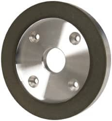 Made in USA 6" Diam, 1-1/4" Hole Size, 3/4" Overall Thickness, 150 Grit, Type 6 Tool & Cutter Grinding Wheel Very Fine Grade, Diamond 03578622 - 03578622