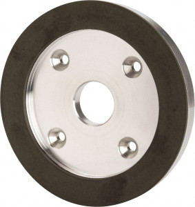 Made in USA 6" Diam, 1-1/4" Hole Size, 3/4" Overall Thickness, 220 Grit, Type 6 Tool & Cutter Grinding Wheel Very Fine Grade, Diamond 03578648 - 03578648