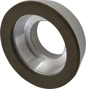 Made in USA 3" Diam, 1-1/4" Hole Size, 7/8" Overall Thickness, 220 Grit, Type 11 Tool & Cutter Grinding Wheel Very Fine Grade, Diamond 03580248 - 03580248