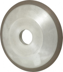 Made in USA 6" Diam, 1-1/4" Hole Size, 3/4" Overall Thickness, 150 Grit, Type 12 Tool & Cutter Grinding Wheel Very Fine Grade, Diamond 03583283 - 03583283