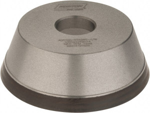 Norton 5" Diam, 1-1/4" Hole Size, 1-3/4" Overall Thickness, 120 Grit, Type 11 Tool & Cutter Grinding Wheel Fine Grade, Diamond, Resinoid Bond 69014191636 - 73556847