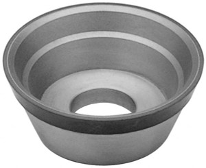 Radiac Abrasives 3-3/4" Diam, 1-1/4" Hole Size, 1-1/2" Overall Thickness, 150 Grit, Type 11 Tool & Cutter Grinding Wheel Very Fine Grade, Diamond 34081814 - 01054147