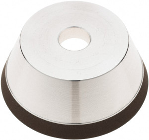 Tru-Maxx 95mm Diam, 3/4" Hole Size, 1" Overall Thickness, 120 Grit, Type 11V9, Tool & Cutter Grinding Wheel Fine Grade, Diamond RESIN-5 - 44289056