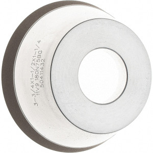 Tru-Maxx 95mm Diam, 1-1/4" Hole Size, 1" Overall Thickness, 180 Grit, Type 11V9, Tool & Cutter Grinding Wheel Very Fine Grade, Diamond RESIN-26 - 44289247