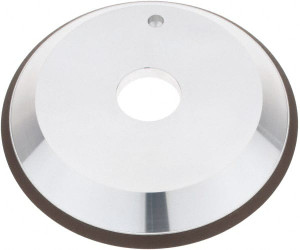 Tru-Maxx 6" Diam, 1-1/4" Hole Size, 3" Overall Thickness, 150 Grit, Type 12V9, Tool & Cutter Grinding Wheel Very Fine Grade, Diamond RESIN-62 - 44289551