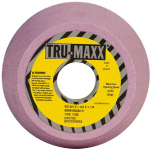 Tru-Maxx 5" Diam, 1-1/4" Hole Size, 1-3/4" Overall Thickness, 80 Grit, Type 11 Tool & Cutter Grinding Wheel Medium Grade, Aluminum Oxide, K Hardness, 4,585 RPM 66253269592 - 89694582