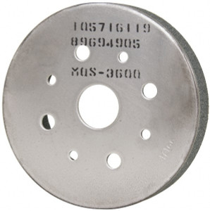 Tru-Maxx 6" Diam, 4" Hole Size, 1" Overall Thickness, 60 Grit, Type 2 Tool & Cutter Grinding Wheel Medium Grade, Silicon Carbide, I Hardness, 3,600 RPM 66253269796 - 89694905