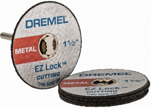 Dremel 1/3" Hole, Bow Tie Mandrel Kit 1-1/2" OAL, 1/8" Shank Diam EZ406-02 - 60930294
