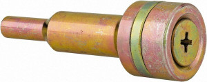 Value Collection 3/8 & 1/4" Hole, Screw Lock Wheel Mandrel 2-1/16" OAL, 1/4" Shank Diam 417 - 05940994