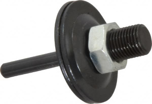 Value Collection 1/2" Hole, Nut Lock Wheel Mandrel 2-1/2" OAL, 3/8" Max Wheel Width, 1/4" Shank Diam W-24 - 66094319