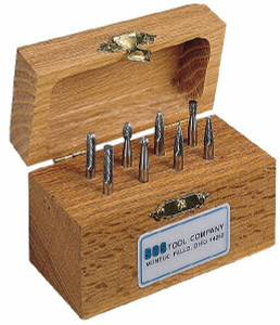 SGSPRO 8 Piece, 3/16" Shank Burr Set Tungsten Carbide 18207 - 01400670