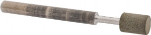 Norton 3/16" Head Diam x 1/4" Head Thickness Diamond (Abrasive) Grinding Pin 1/8" Shank Diam x 1-1/2" Shank Length, Fine Grade, 100 Grit 69014192238 - 73558264