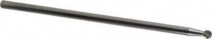 Atrax 1/4" Cut Diam, 1/4" Shank Diam, Carbide Double Cut Ball Burr Radius End, 6-7/32" OAL, 7/32" LOC SD-1L6DC - 00457911