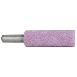 Grier Abrasive 1" Head Diam x 3" Thickness, W224, Cylinder End, Aluminum Oxide Mounted Point Pink, Medium Grade, 60 Grit, 15,000 RPM W224-P-27719 - 00532911
