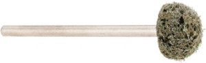 Grier Abrasive 3/8" Head Diam x 3/8" Thickness, B122, Ball End, Aluminum Oxide Mounted Point Green-Gray, Medium Grade, 51,000 RPM B122-N3-18156 - 04692018