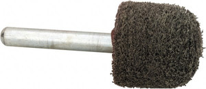 Grier Abrasive 1" Head Diam x 1" Thickness, A21, Ball Nose End, Silicon Carbide Mounted Point Green-Gray, Fine Grade, 34,500 RPM A21-S5-17553 - 04692760