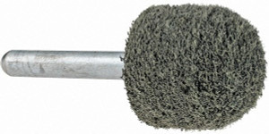 Grier Abrasive 1" Head Diam x 1" Thickness, A21, Ball Nose End, Silicon Carbide Mounted Point Green-Gray, Fine Grade, 34,500 RPM A21-S6-17554 - 04692778