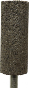 Tru-Maxx 1" Head Diam x 2" Thickness, W222, Cylinder End, Zirconia Alumina Mounted Point Brown, Medium Grade, 36 Grit, 15,900 RPM TM-222ZB2VD2 - 69699379