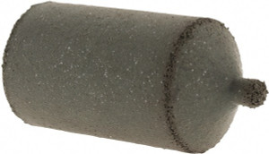 Cratex 1" Max Diam x 1-3/4" Long, Cone, Rubberized Point Coarse Grade, Silicon Carbide, 1/4" Arbor Hole, Unmounted 1358C - 99138877