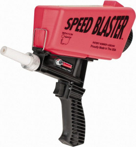 Made in USA 26 oz. Gravity Feed Gravity Feed Handheld Sandblaster Kit 12 CFM at 125 PSI 007R - 00556274 Made in USA 26 oz. Gravity Feed Gravity Feed Handheld Sandblaster Kit 12 CFM at 125 PSI 007R - 00556274