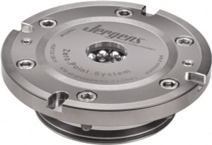 Jergens ZPS Pneumatic Indexing CNC Quick Change Clamping Module 1 Module Center, M22 Top Mount, 25 kN Retention Force, 4.5 bar (66 Lb/Sq In) Unlocking Pressure, 0.005mm Repeatability 511139 - 62949102