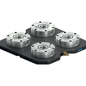 Schunk NSL Manual CNC Quick Change Clamping Module 4 Module Center, Top Mount, 7,500 kN Retention Force, 6 bar (87 Lb/Sq In) Unlocking Pressure, 0.005mm Repeatability 1323572 - 40791857