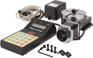 Sherline 28,800 Max RPM Table/400 Max RPM Motor, 4" Table Diam, Horiz, CNC Rotary Indexing Table 1.963" Centerline Height, 4" Subtable OD, 0.316" Through Hole, 120.00 Voltage, 0.006" Positioning Accuracy, AC Stepper Motor 8700 - 67274613