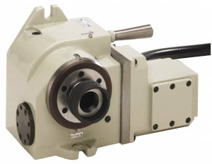 YUASA 4 Spindle, 66.6 Max RPM, 1.35 hp, Horizontal & Vertical CNC Collet Rotary Indexer 7 kg (15 Lb) Max Horiz Load, 150.11mm Centerline Height DMNC-5CA-4 - 86205226
