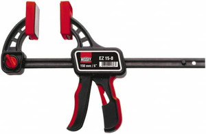 Bessey 6" Capacity, 2-3/8" Throat Depth, Carbon Steel Bar Clamp 150 Lb Clamping Pressure EZ15-6 - 38675807
