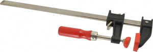 Bessey 12" Capacity, 2-1/2" Throat Depth Cast Iron Bar Clamp 600 Lb Clamping Pressure, 16" OAL GSCC2.512 - 67105759
