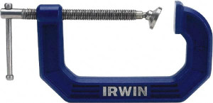 IRWIN Heavy-Duty 1" Max Opening, 1-3/16" Throat Depth, Standard C-Clamp Standard Throat Depth 2025101 - 57787392 IRWIN Heavy-Duty 1" Max Opening, 1-3/16" Throat Depth, Standard C-Clamp Standard Throat Depth 2025101 - 57787392