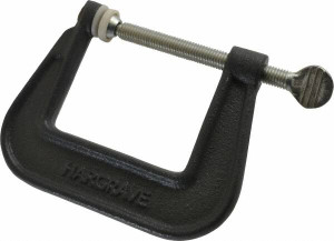 Wilton Light-Duty 2-1/2" Max Opening, 2-5/16" Throat Depth, Ductile Iron Standard C-Clamp 550 Lb Capacity, 0" Min Opening, Standard Throat Depth, Steel Screw 22116 - 08094583