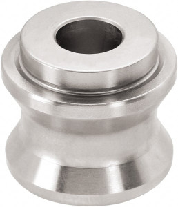 Jergens Hardened Steel & Stainless Steel Clamp Cylinder Pressure Point For ZPS, 22mm High x 22mm Wide 303636 - 53233342