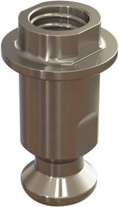 Jergens M5 Round Head Hardened Steel Clamp Cylinder Pressure Point For ZPS, 10mm High x 10mm Wide 427302 - 92691021