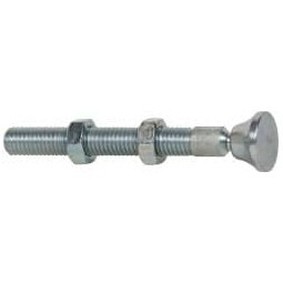 Destaco 1/2-13 Carbon Steel Swivel Foot Tip Clamp Spindle Assembly 87.38mm Thread Length, 117.6mm OAL, Flat Tip Cap, 1" Tip Surface Diam, Use with Toggle Clamps 250206 - 06993257