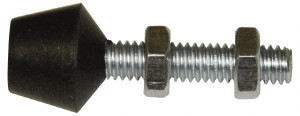 Gibraltar 1/2-13 Carbon Steel Cap Tip Clamp Spindle Assembly 2.69" Thread Length, 4" OAL, Use with Toggle Clamps GIB-S-NP9 - 77864189