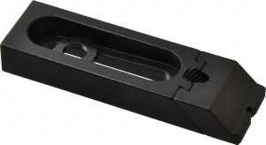 Gibraltar 4-1/8" OAL x 1-1/4" Overall Width, Low Grip Nose, Steel Manual Edge Clamp Black Oxide Coating, 5/8" High, 3/8" Socket Cap Screw Slot, 2" Travel 33803G - 73153553