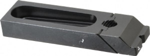 Gibraltar 5-3/16" OAL x 1-1/2" Overall Width, Low Grip Nose, Steel Manual Edge Clamp Black Oxide Coating, 3/4" High, 1/2" Socket Cap Screw Slot, 2-1/2" Travel 33807G - 73153595