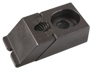 Gibraltar 5-13/16" OAL x 1-1/2" Overall Width, Low Grip Nose, Steel Manual Edge Clamp Black Oxide Coating, 1-1/4" High, 1/2" Socket Cap Screw Slot, 2-1/4" Travel 33809G - 73153611