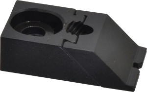 Gibraltar 1-7/8" OAL x 1" Overall Width, Low Grip Nose, Steel Manual Edge Clamp Black Oxide Coating, 5/8" High, 5/16" Socket Cap Screw Slot, 1/4" Travel 33817G - 73153678
