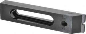 Gibraltar 7-1/4" OAL x 1-1/2" Overall Width, Low Grip Nose, Steel Manual Edge Clamp Black Oxide Coating, 7/8" High, 1/2" Socket Cap Screw Slot, 3" Travel 33827G - 73153728