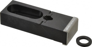 TE-CO 3-7/8" OAL x 1-1/2" Overall Width, Standard Grip Nose, Steel Manual Edge Clamp Black Oxide Coating, 7/8" High, 1/2" Socket Cap Screw Slot, 1-1/4" Travel 33824 - 95274999