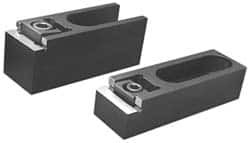 Mitee-Bite 1/4-20 Screw Thread, 1-1/4" Wide Serrated Steel Slotted Modular Style Screw Mount Toe Clamp 3,600 Lb Holding Force, 14.5 Lb Ft Torque, 0.73" Long Extension, 0.024" Throw 26240 - 04616272