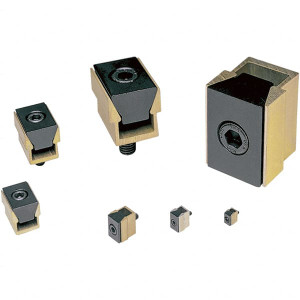 Mitee-Bite 200 Lb Holding Force Single T-Slot Wedge Clamp 0.21" Wide x 0.32" Deep x 1/4" High Base, 0.24 to 0.26" Jaw Spread, 1/2 Lb/Ft Torque, 2-56 Screw Thread 60250 - 99384059