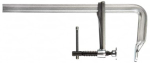 Bessey 4-3/4" Deep Throat, 24" Max Capacity, Standard Sliding Arm Clamp 1,320 Lb Clamping Pressure, 0.7" Spindle Diam 1200-S24 - 41888231
