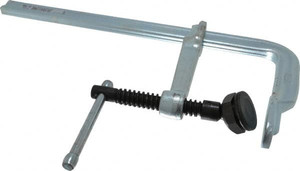 Bessey 4-3/4" Deep Throat, 12" Max Capacity, Standard Sliding Arm Clamp 1,800 Lb Clamping Pressure, 0.7" Spindle Diam SGL-12 - 64816762