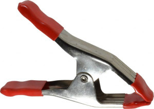 Bessey 2" Jaw Opening Capacity, 2" Throat Depth, Spring Clamp Steel Body, Vinyl Handle, Vinyl Tip, 6" OAL XM5 - 08081648
