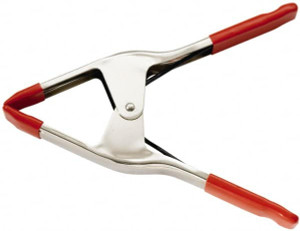 Bessey 3" Jaw Opening Capacity, 3" Throat Depth, Spring Clamp Steel Body, Vinyl Handle, Vinyl Tip, 9" OAL XM7 - 08081655