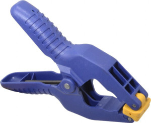 IRWIN 2" Jaw Opening Capacity, 2" Throat Depth, Spring Clamp Resin Body, Resin Handle, Resin Tip 58200 - 06646889